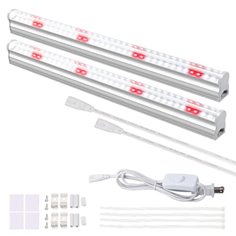 Led Grow Light - LED-Pflanzenlichtleisten für Zimmerpflanzen, Sonnenlicht-Wachstumslampe mit Vollspektrum