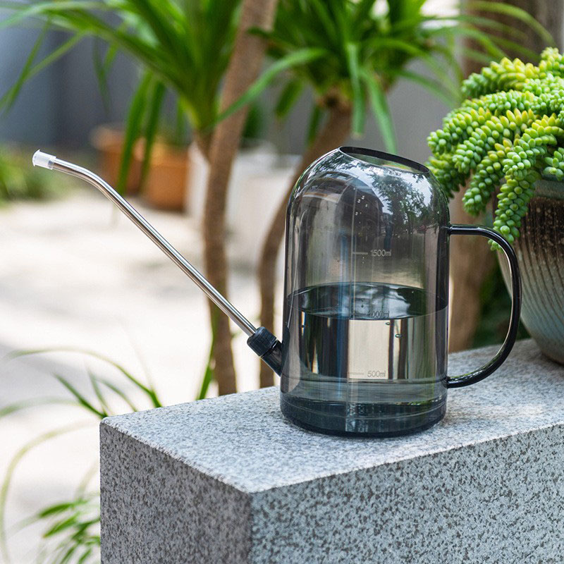 Watering Can Long Spout - Gießkanne mit langem Ausguss, transparent, mit