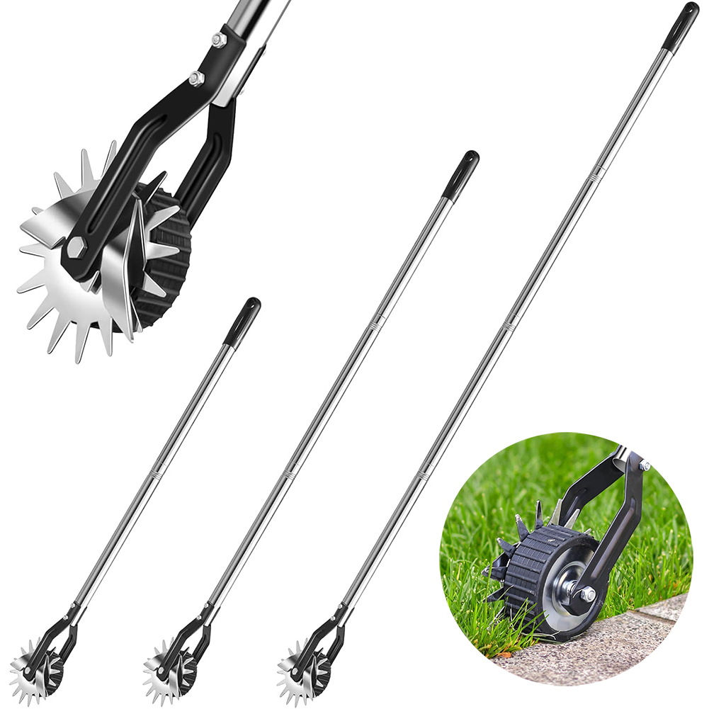 Gardening Tools Edger - 67 Zoll/170 cm Rad-Rasenkantenformer, manuelles Rasenkantenwerkzeug,