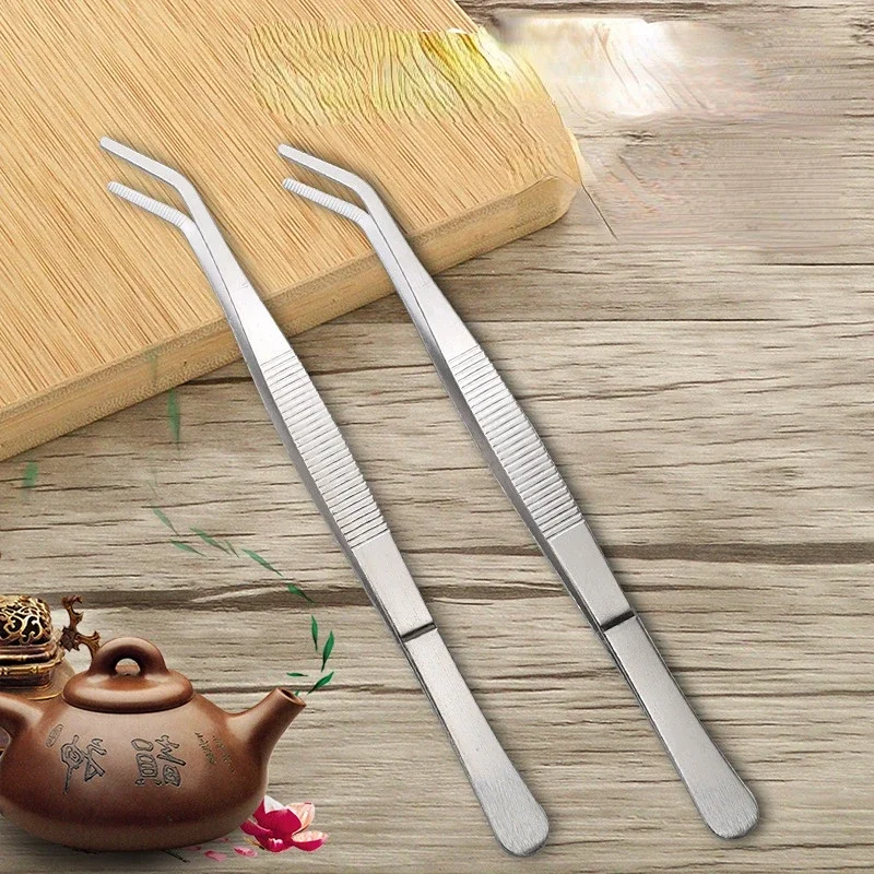 Gardening Tools Long - Edelstahl Verdicken Lebensmittel Pinzette Professionelle Tee