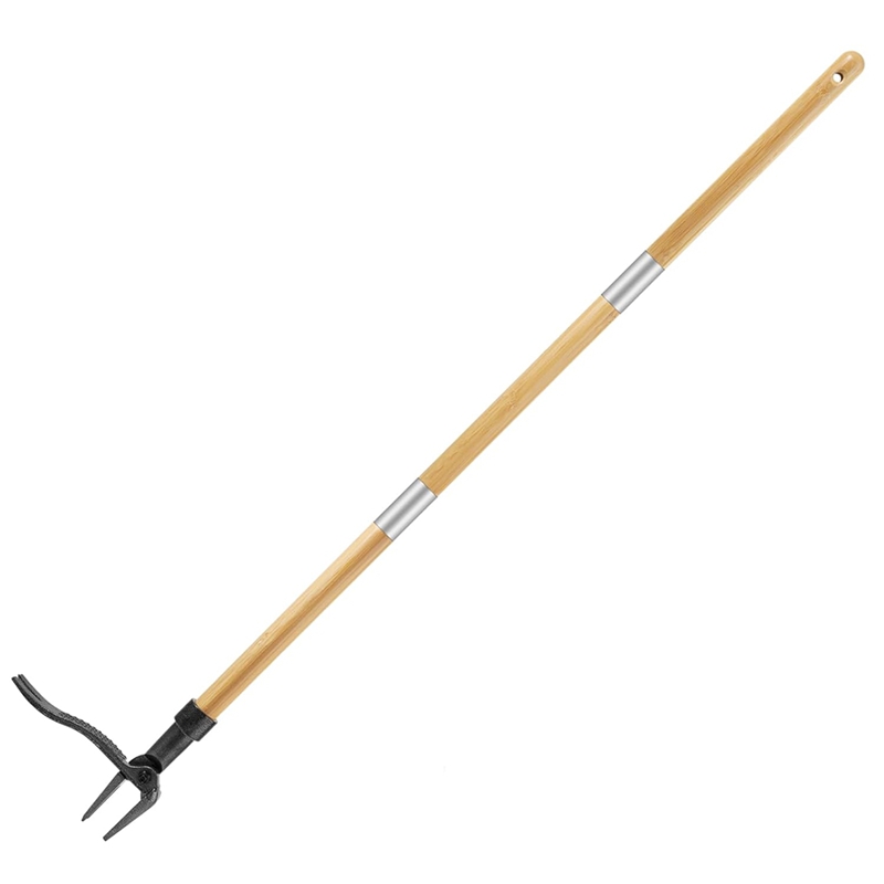 Gardening Tools Long - 46-Zoll-Unkrautzieher mit langem Griff, Bambusgriff und