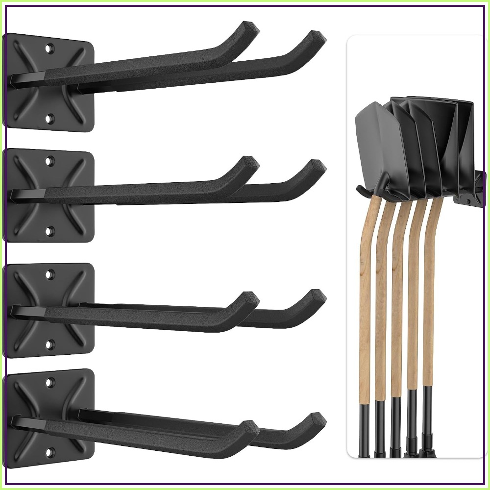 Gardening Tools - Robuste Garagen-Aufbewahrungshaken, 12,4 Zoll große Wandhalterungen