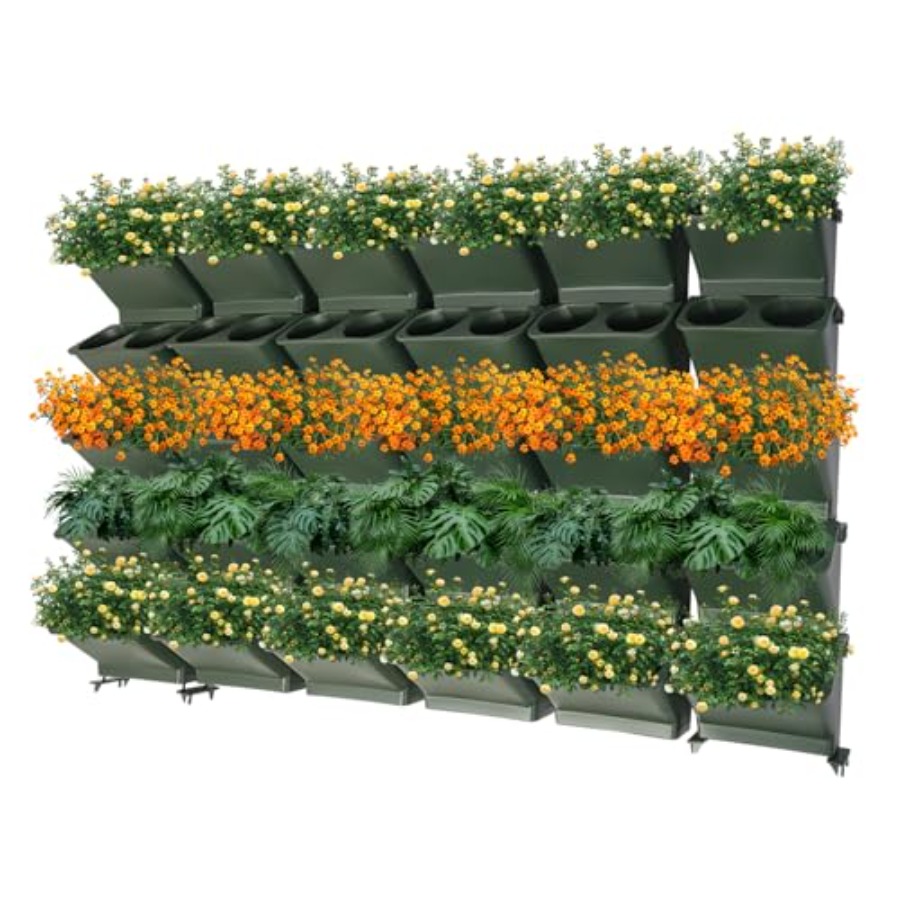 Vertical Wall Planter - Vertikaler Wandpflanzkasten für Balkon und Garten,