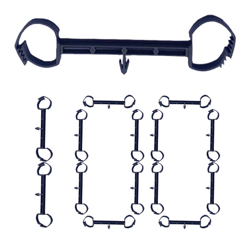 Gardening Tools Names - Etiketten für Gartenpflanzen, doppelte Schnapp-Pflanzenetiketten, wasserfestes