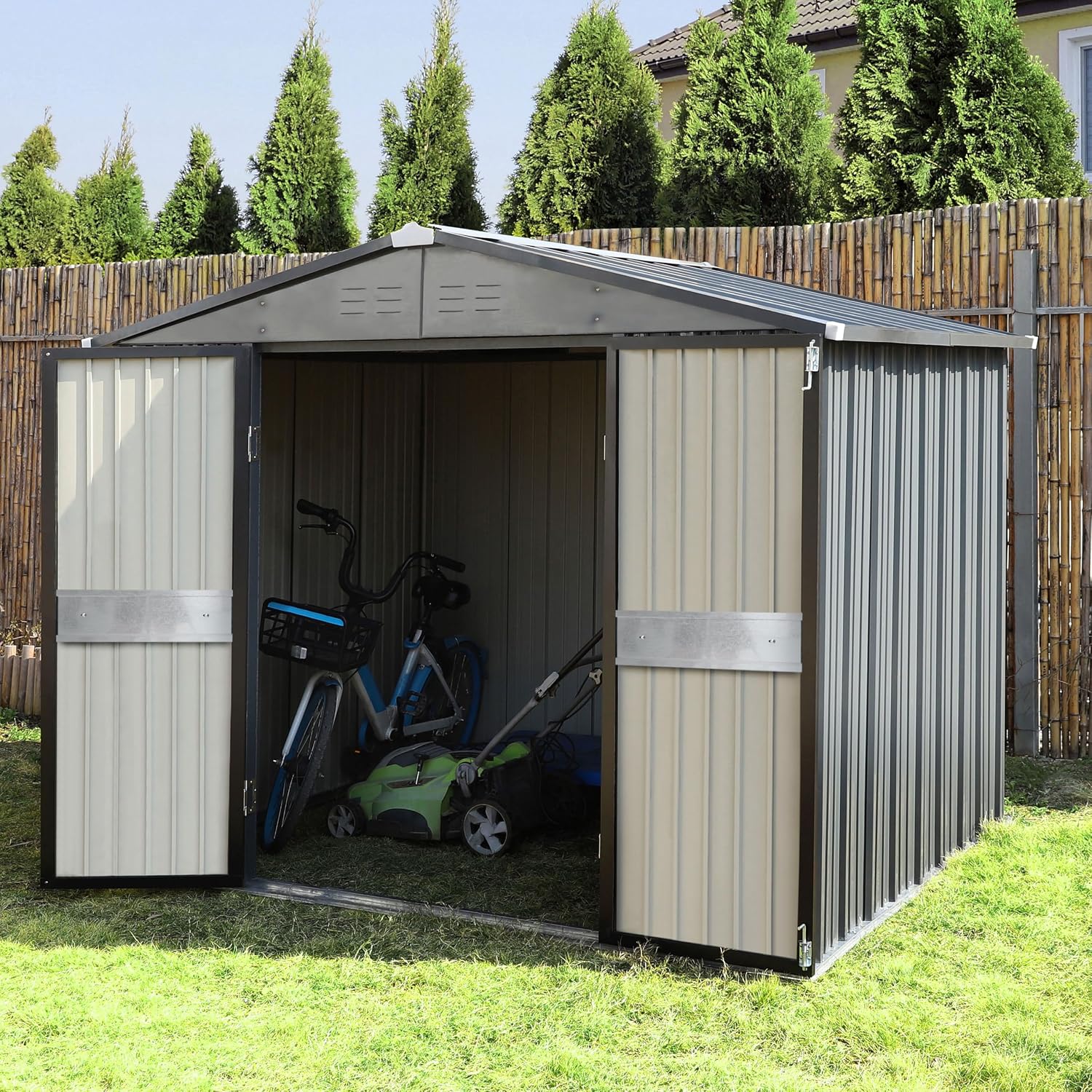 10' x 10' Gartenhaus mit Doppe – Gardening Tools Bewertung und Preis