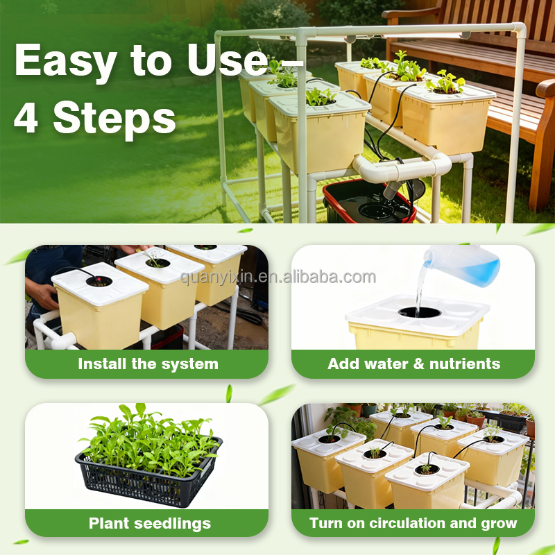 Dutch-Bucket-Hydroponik-System – Led Grow Light Bewertung und Preis