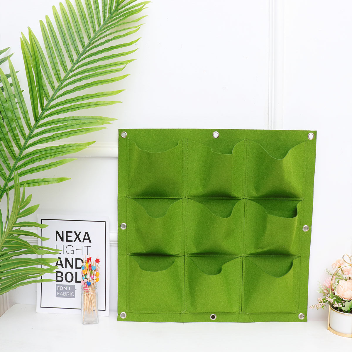 Wandhängender Pflanzsack, grün – Vertical Wall Planter Bewertung und Preis