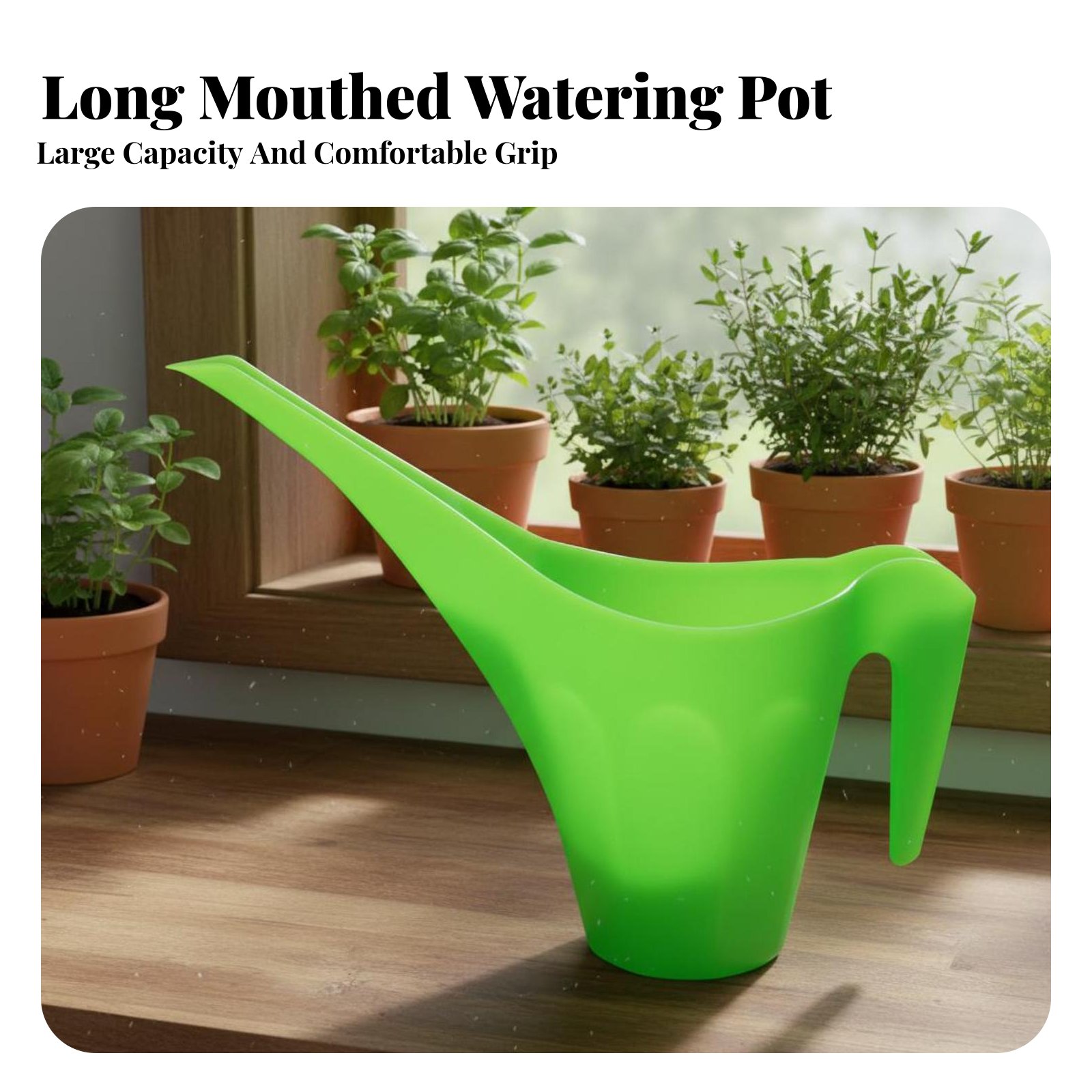 Kunststoff-Gießkanne mit Sprin – Watering Can Long Spout Bewertung und Preis