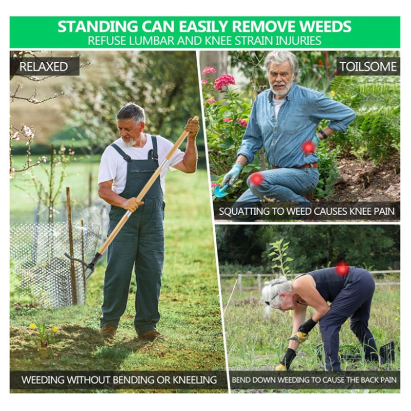 46-Zoll-Unkrautzieher mit lang – Gardening Tools Long Bewertung und Preis