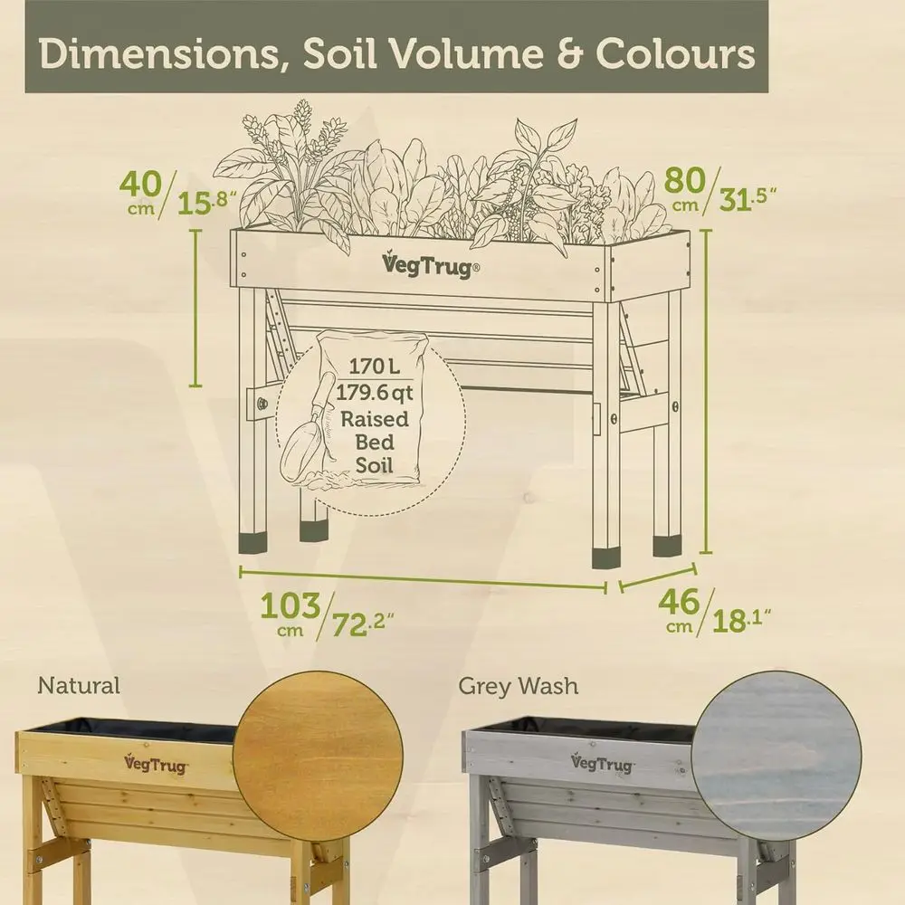 Natürliches Kleines 1m Wandmon – Vertical Wall Planter Bewertung und Preis