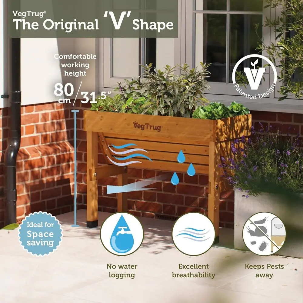 Natürliches Kleines 1m Wandmon – Vertical Wall Planter Bewertung und Preis